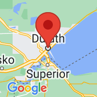 Map of Duluth, MN